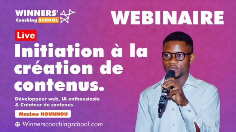 Initiation a la création de contenus